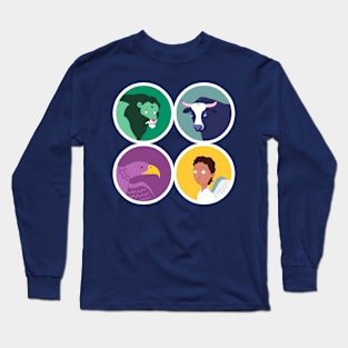 The four Evangelists - their Symbols Long Sleeve T-Shirt